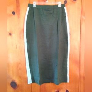 D&Co French Terry Skirt Color-Block NWOT